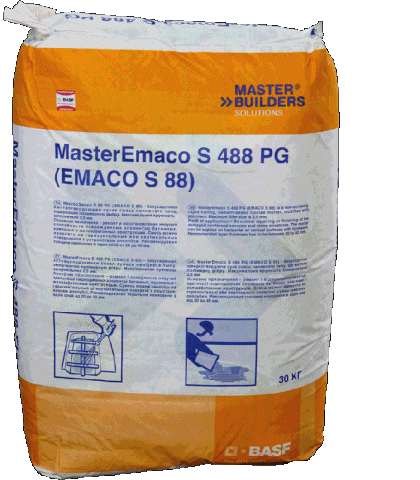 Сухая бетонная смесь MasterEmaco® S 488 PG (EMACO® S88) 
